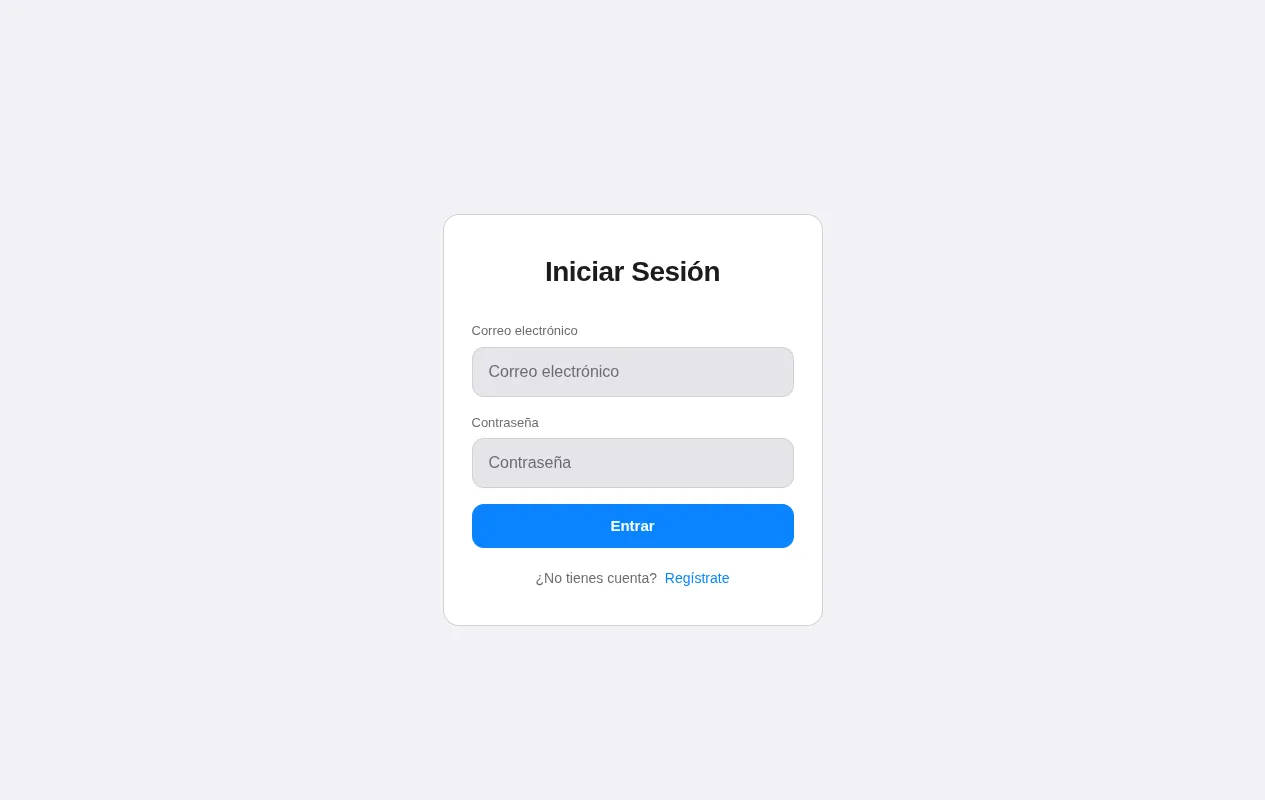Contacts sign-in screen