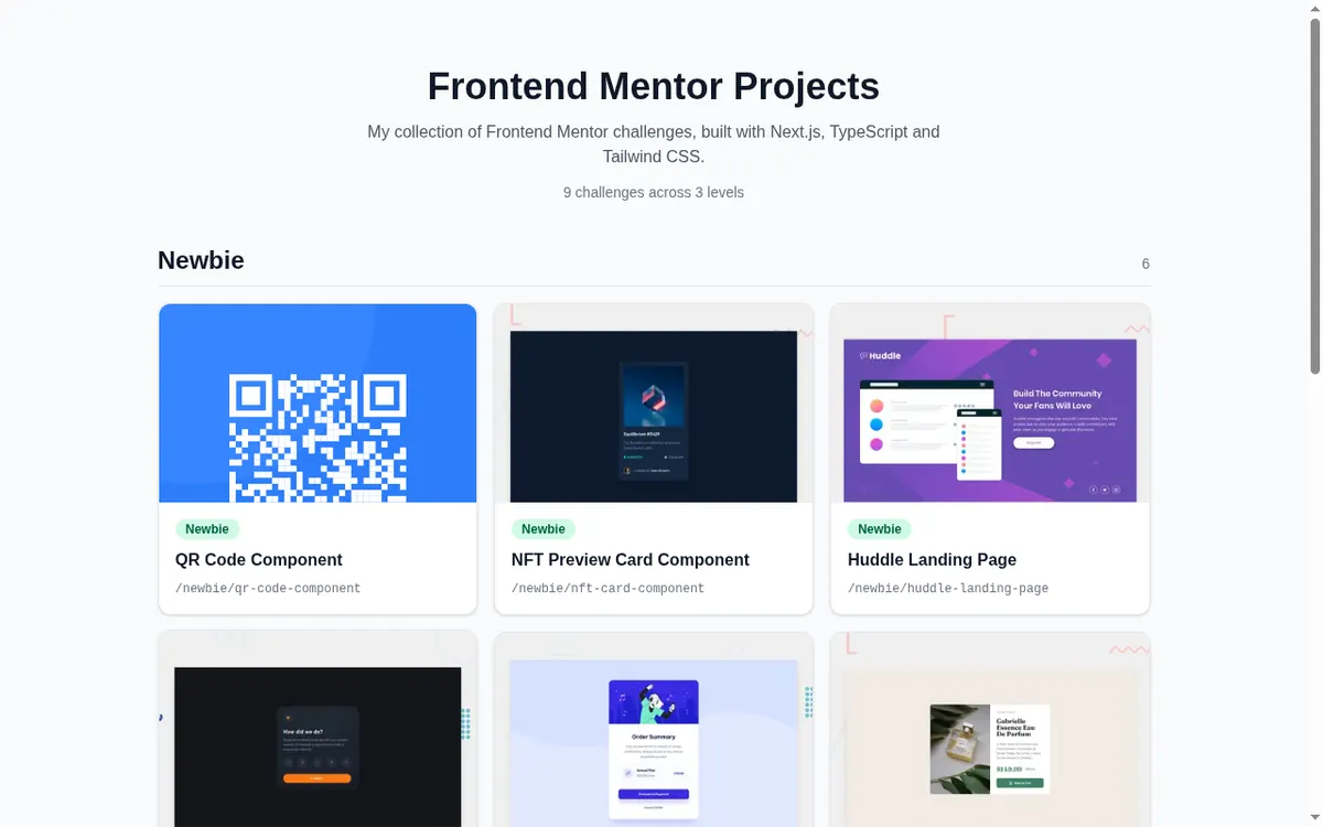 Frontend Mentor challenges